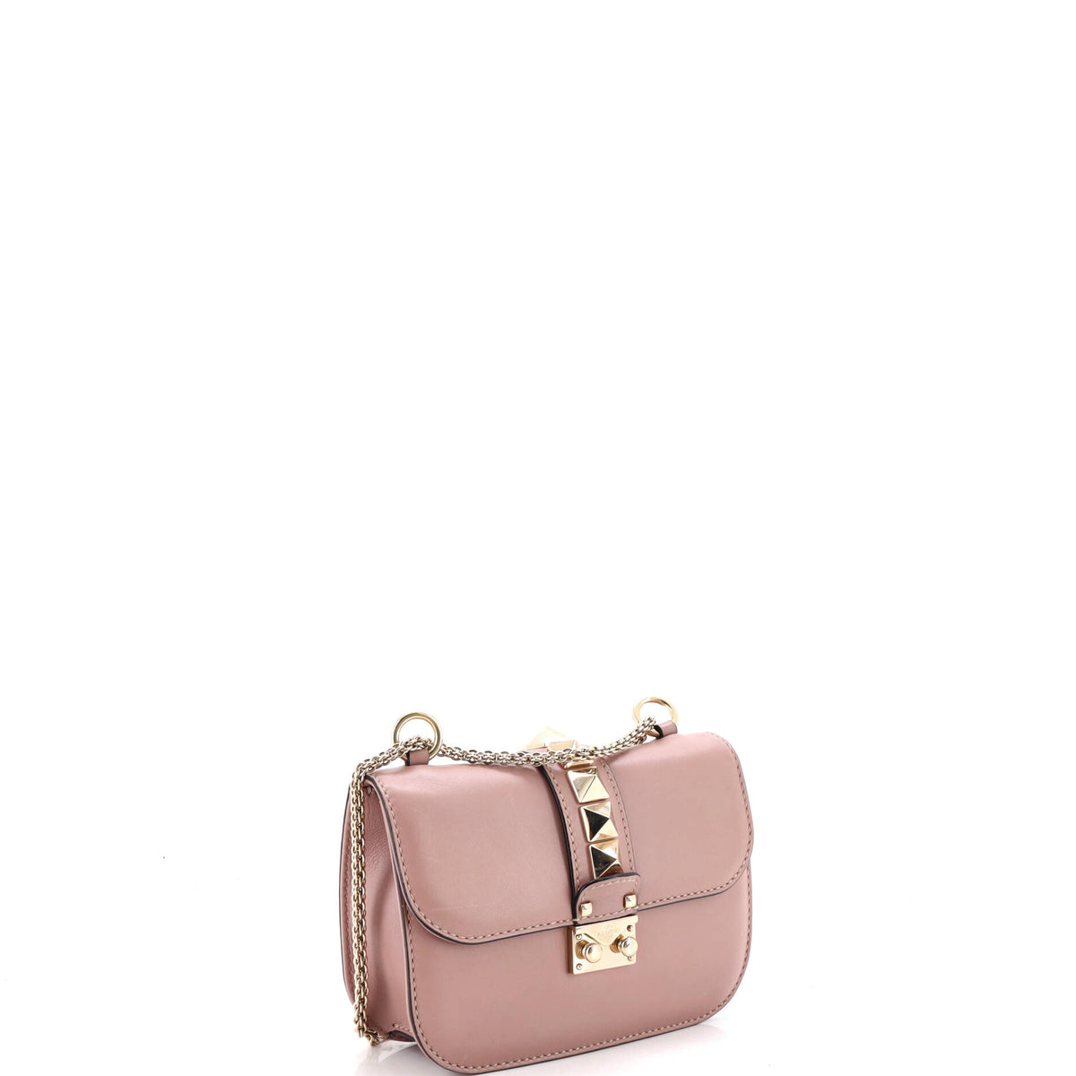 Valentino Garavani Glam Lock Shoulder Bag Leather Small