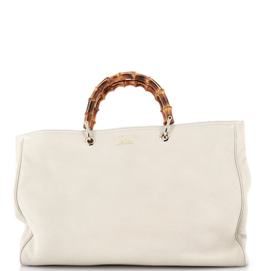 Gucci Bamboo Shopper Tote Leather Large