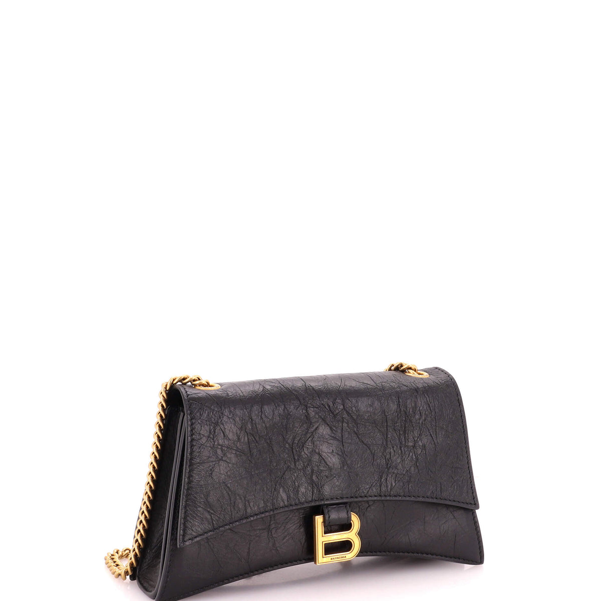 Balenciaga Crush Chain Flap Bag Leather XS