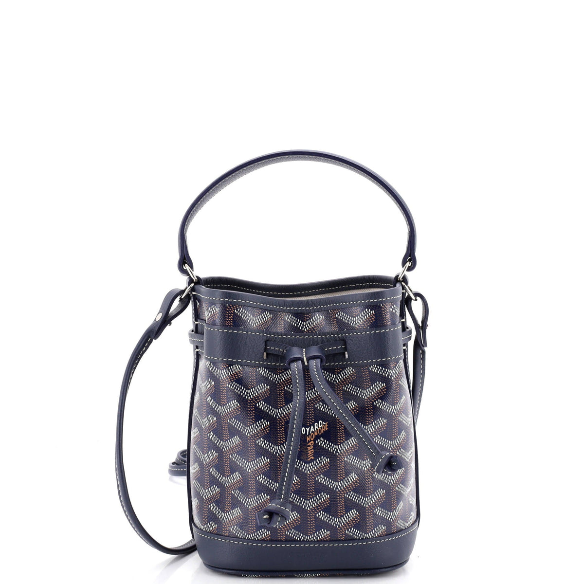 Goyard Petit Flot Bucket Bag Coated Canvas Mini