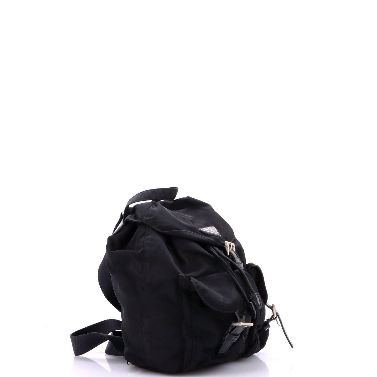 Prada Double Front Pocket Backpack Tessuto Small