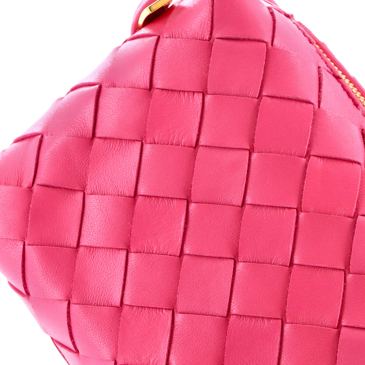 Bottega Veneta Zip Crossbody Bag Intrecciato Nappa Mini
