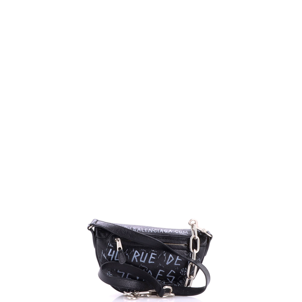 Balenciaga Graffiti Souvenir Belt Bag Leather XXS