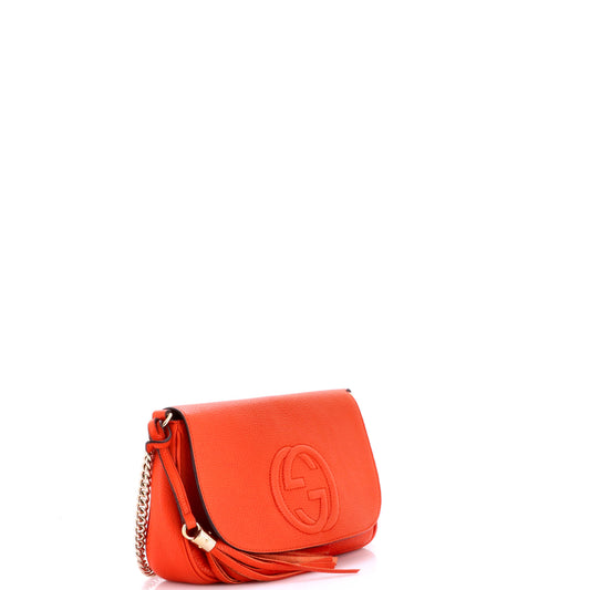 Gucci Soho Chain Crossbody Bag Leather Medium