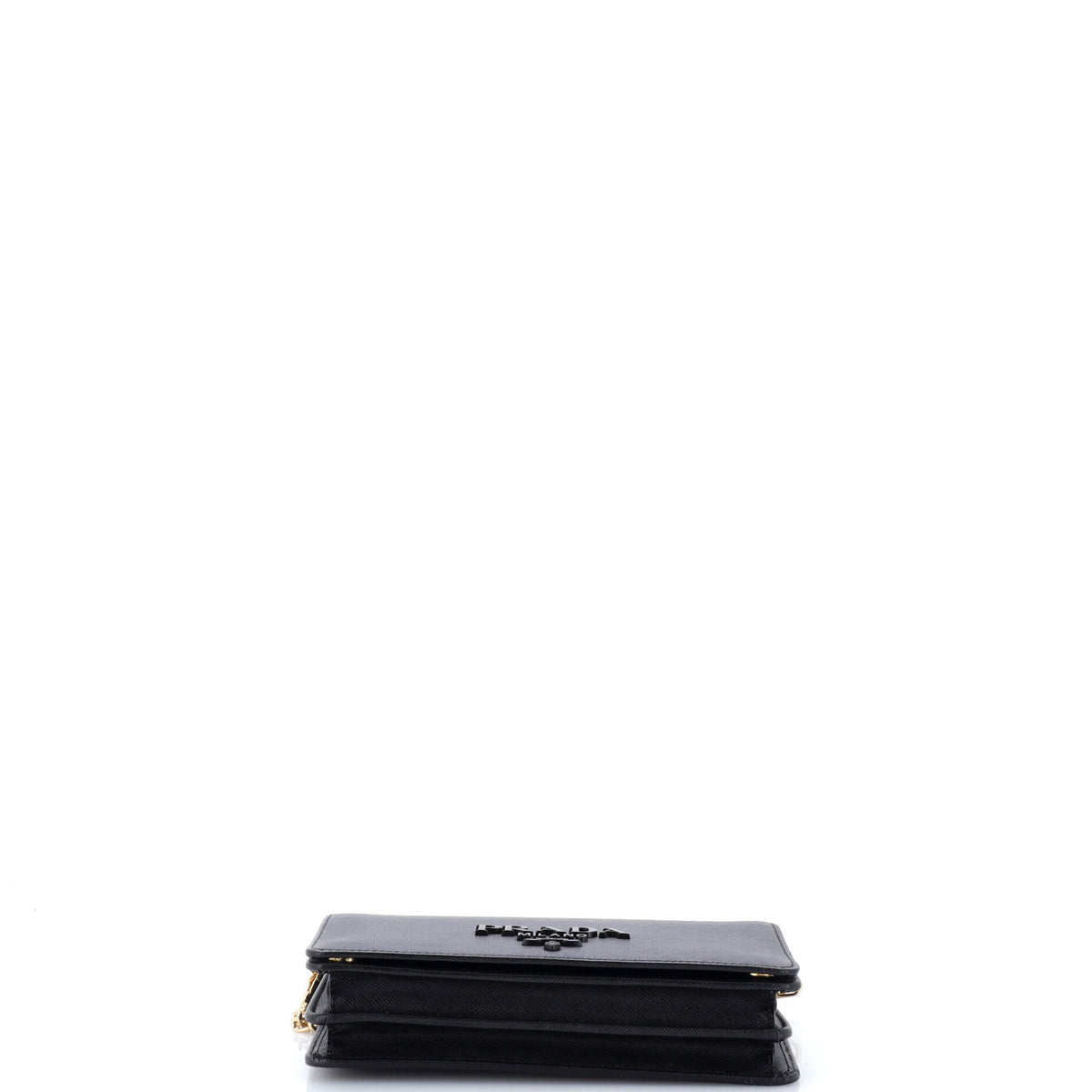 Prada Monochrome Wallet on Chain Saffiano Leather Mini