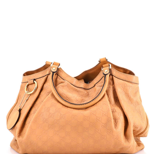 Gucci Sukey Tote Guccissima Leather Large