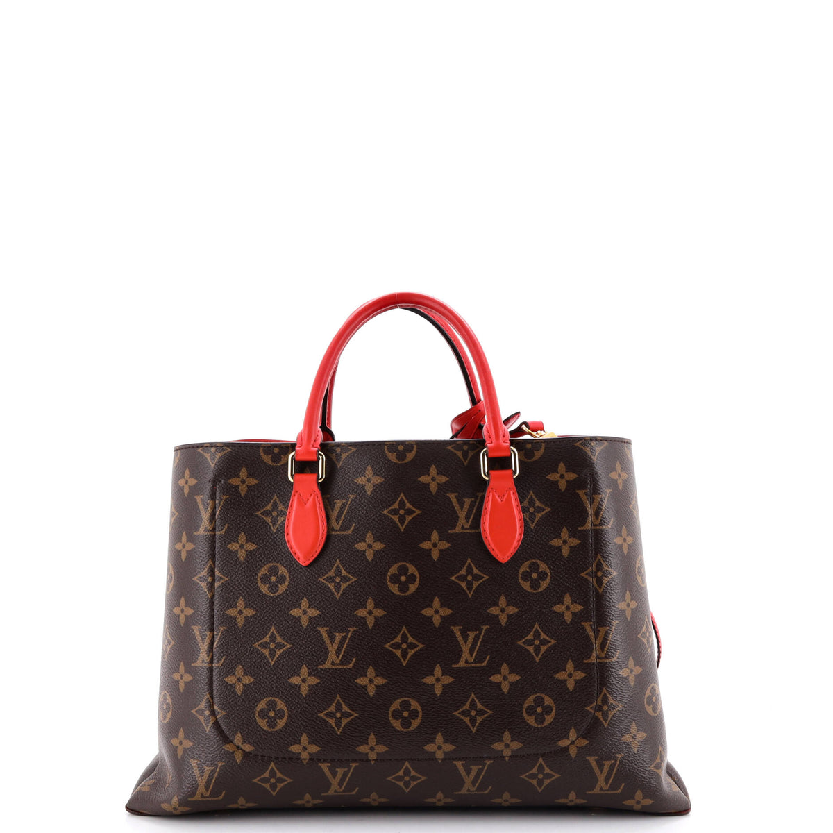Louis Vuitton Flower Tote Monogram Canvas with Leather