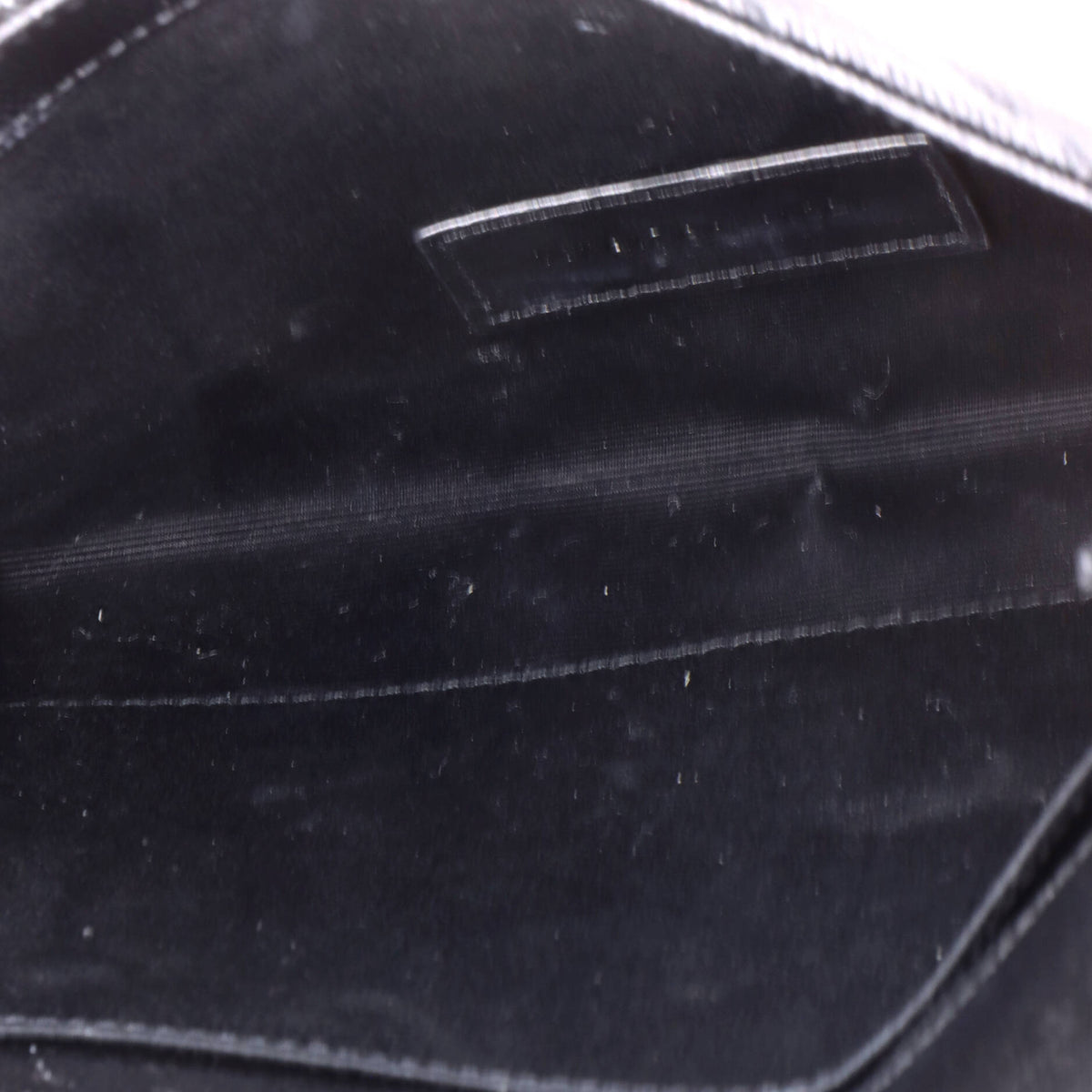 Saint Laurent Classic Monogram Envelope Wristlet Clutch Matelasse Chevron Leather