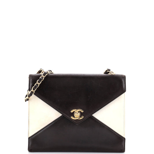 Chanel Vintage Envelope Flap Leather Small