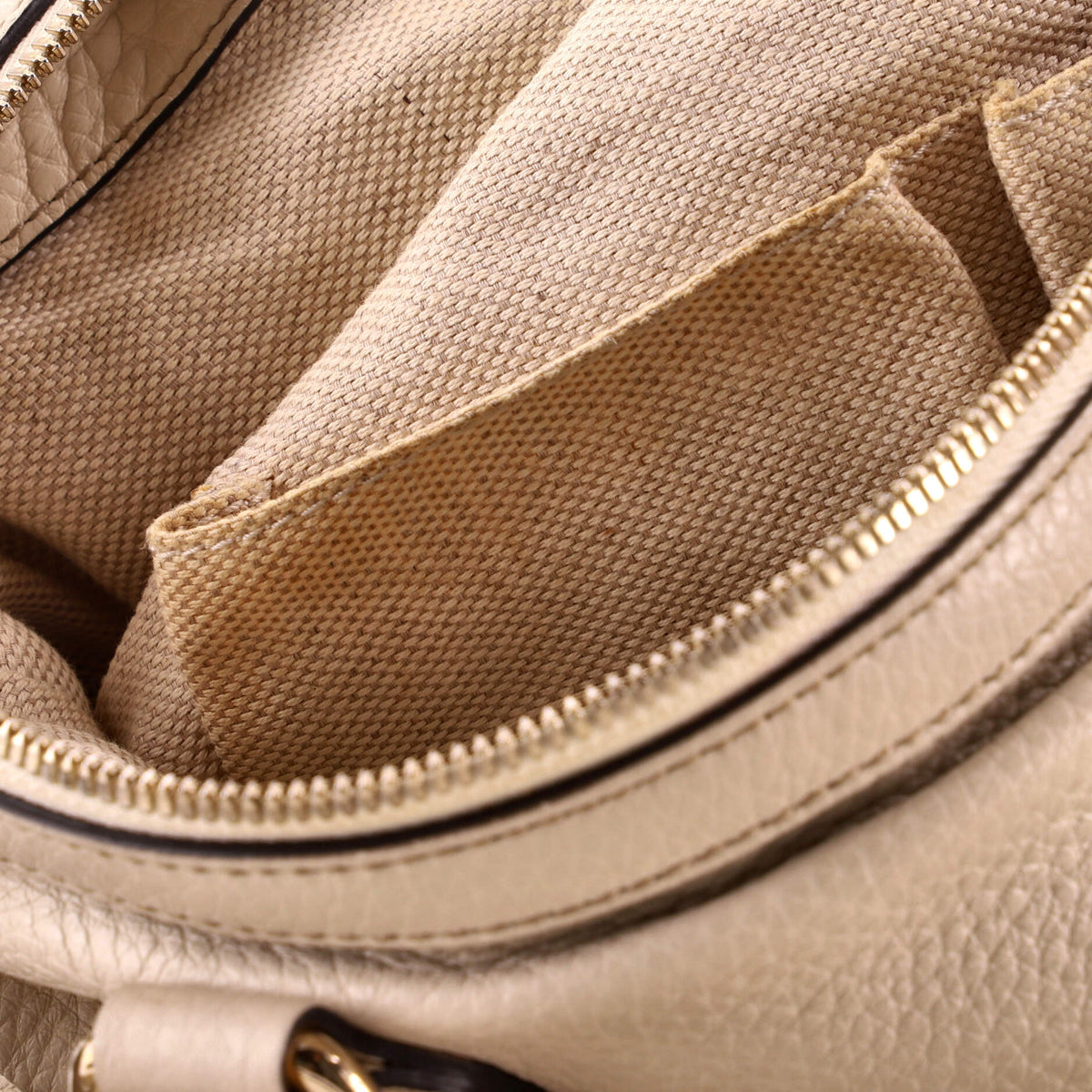 Gucci Soho Convertible Soft Top Handle Bag Leather