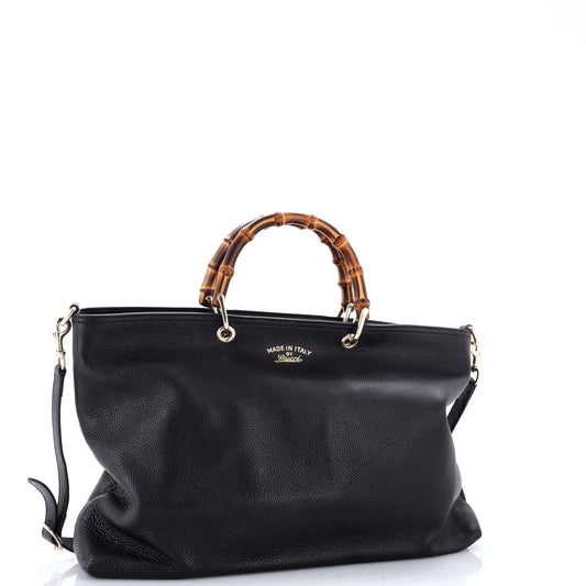 Gucci Bamboo Shopper Tote Leather Large