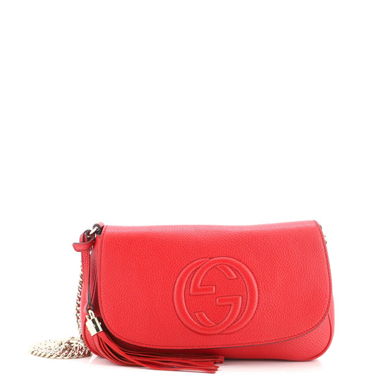 Gucci Soho Chain Crossbody Bag Leather Medium