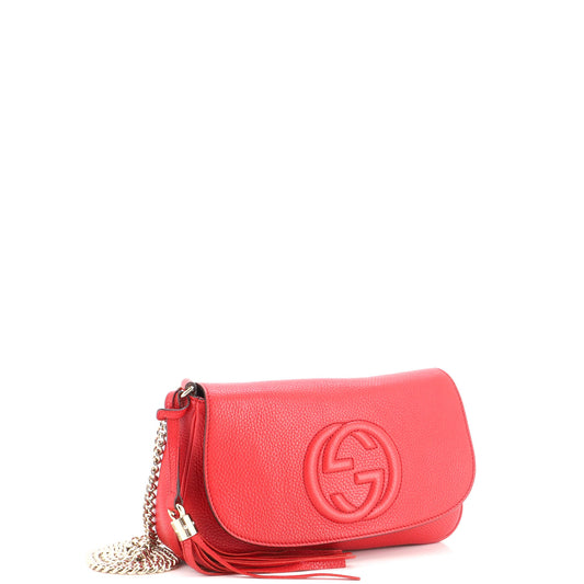 Gucci Soho Chain Crossbody Bag Leather Medium