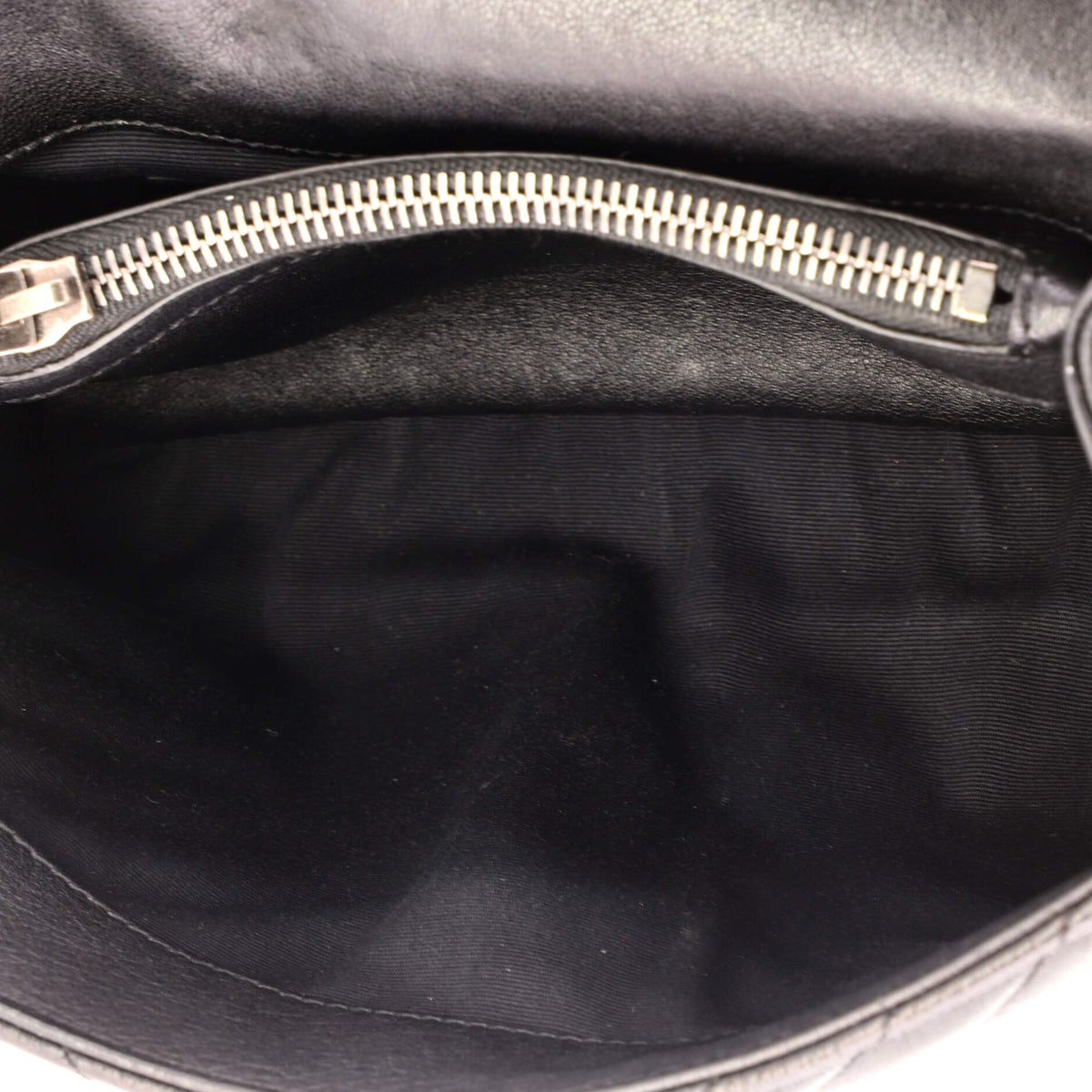Saint Laurent Classic Monogram College Bag Matelasse Chevron Leather Medium