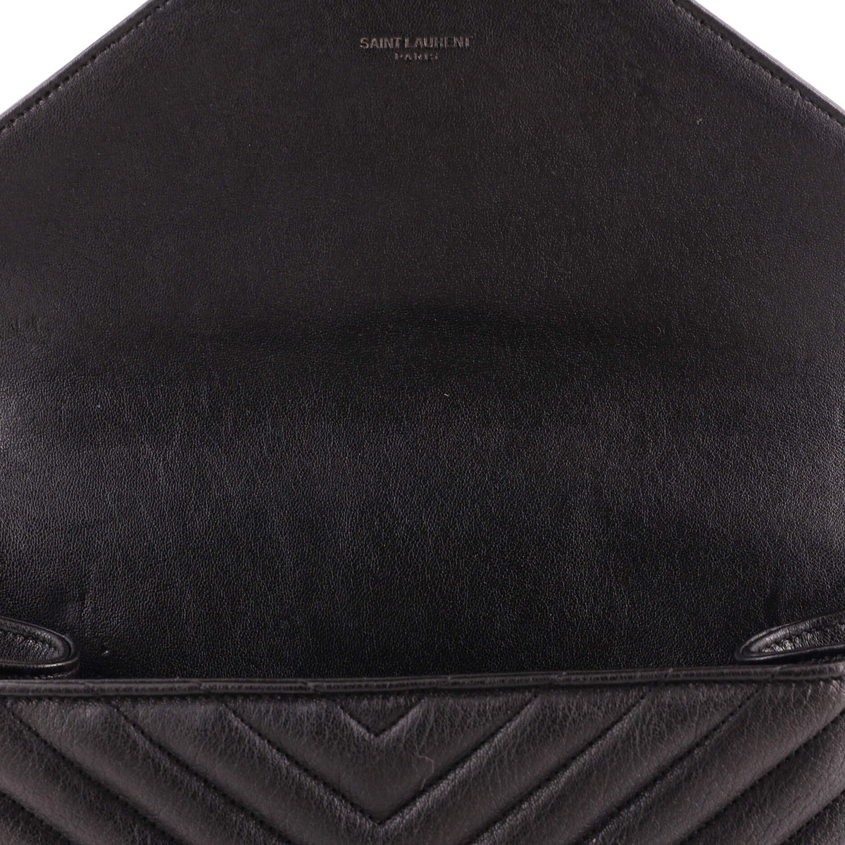 Saint Laurent Classic Monogram College Bag Matelasse Chevron Leather Medium
