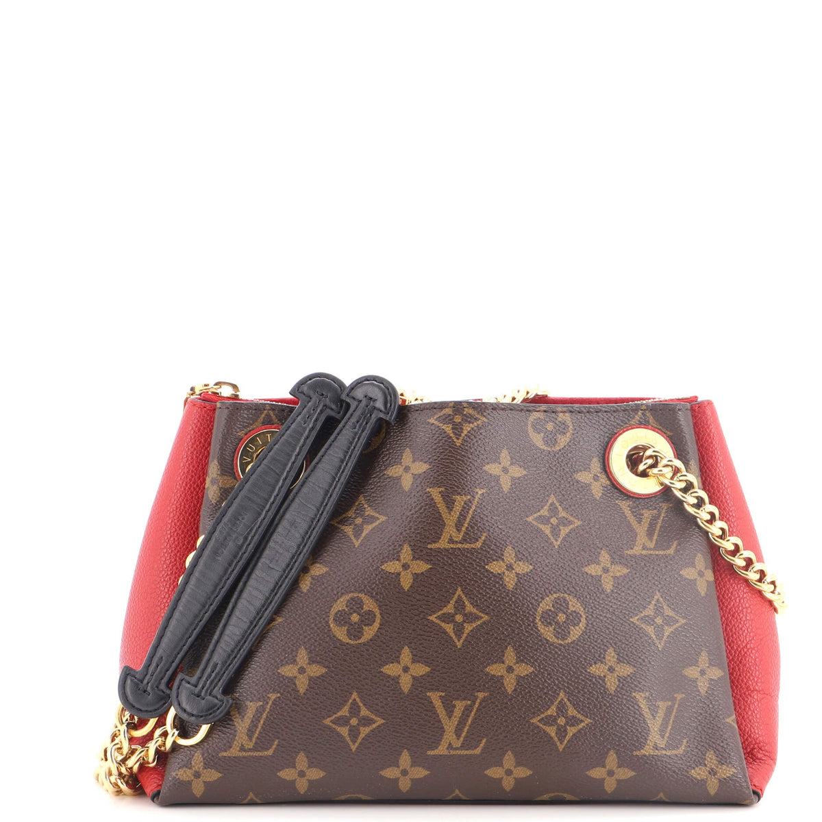 Louis Vuitton Surene Handbag Monogram Canvas with Leather BB