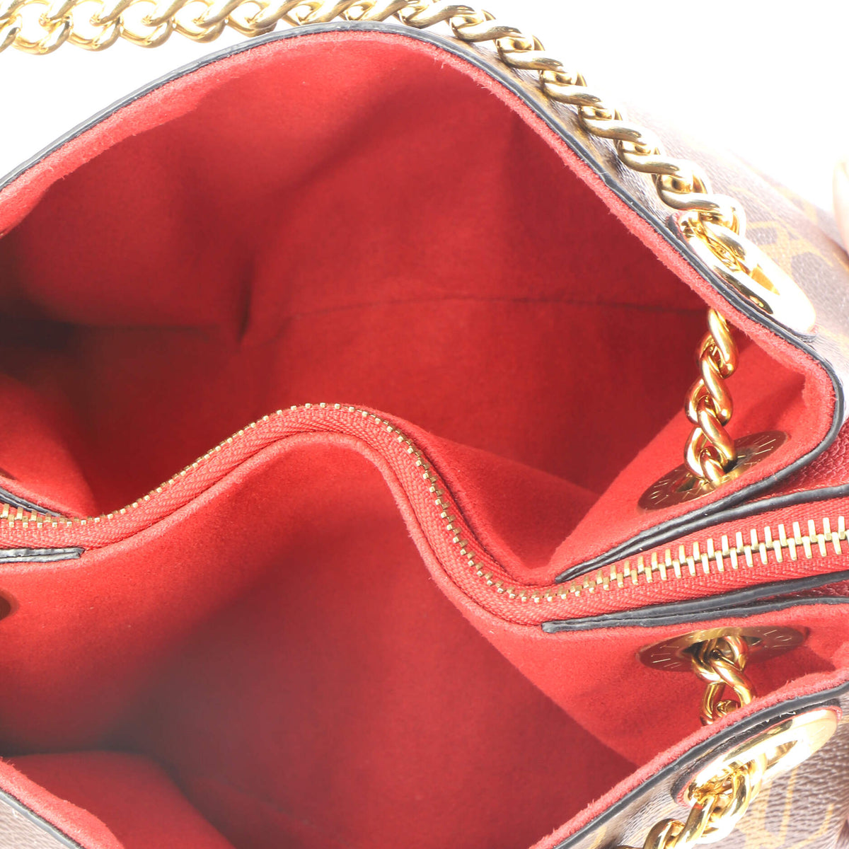 Louis Vuitton Surene Handbag Monogram Canvas with Leather BB