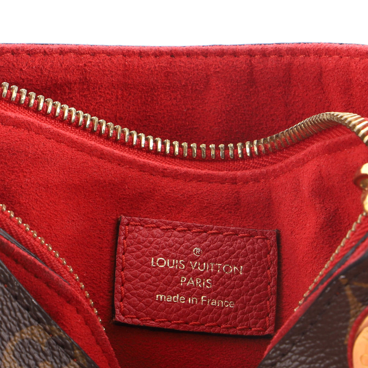 Louis Vuitton Surene Handbag Monogram Canvas with Leather BB