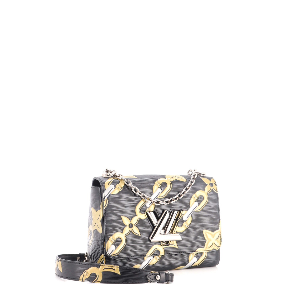 Louis Vuitton Twist Handbag Limited Edition Print Epi Leather MM