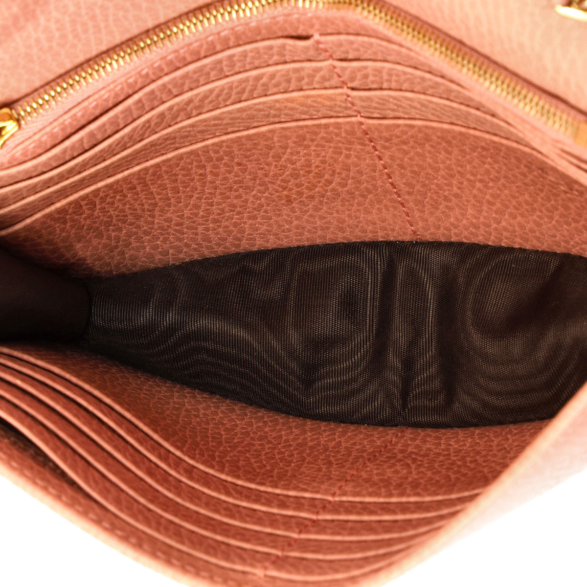 Gucci Interlocking Wallet on Chain Leather