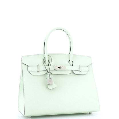 HERMESバーキン セリエ バッグ グリーン エプソン 30