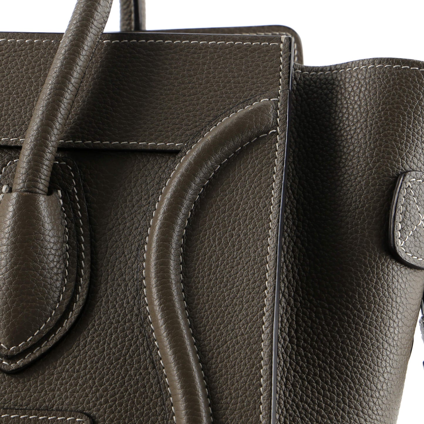 セリーヌ ラゲッジバッグ グレイニーレザー マイクロ