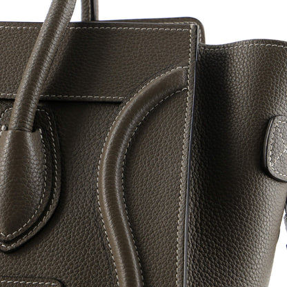 セリーヌ ラゲッジバッグ グレイニーレザー マイクロ