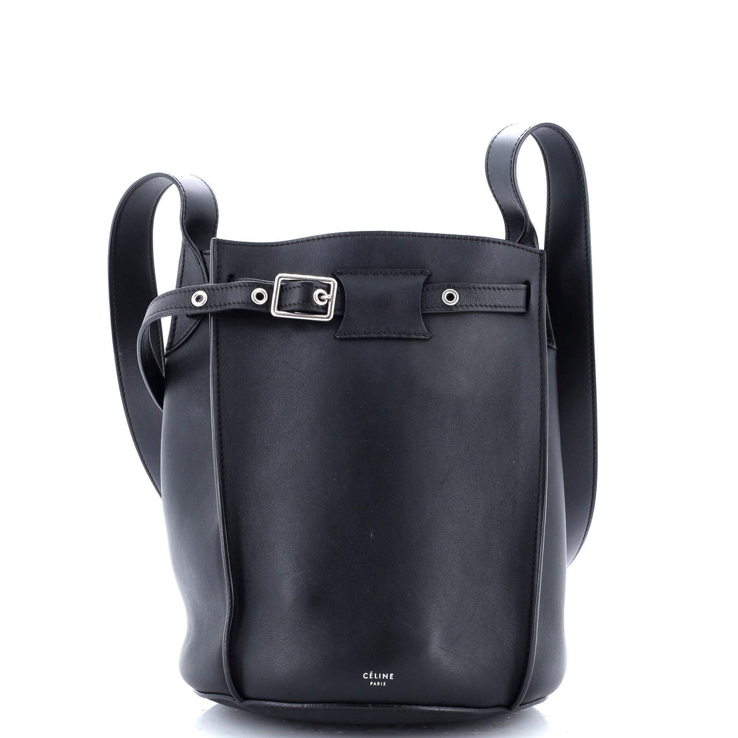 セリーヌ ロングストラップ ビッグバッグ バケット レザー なし