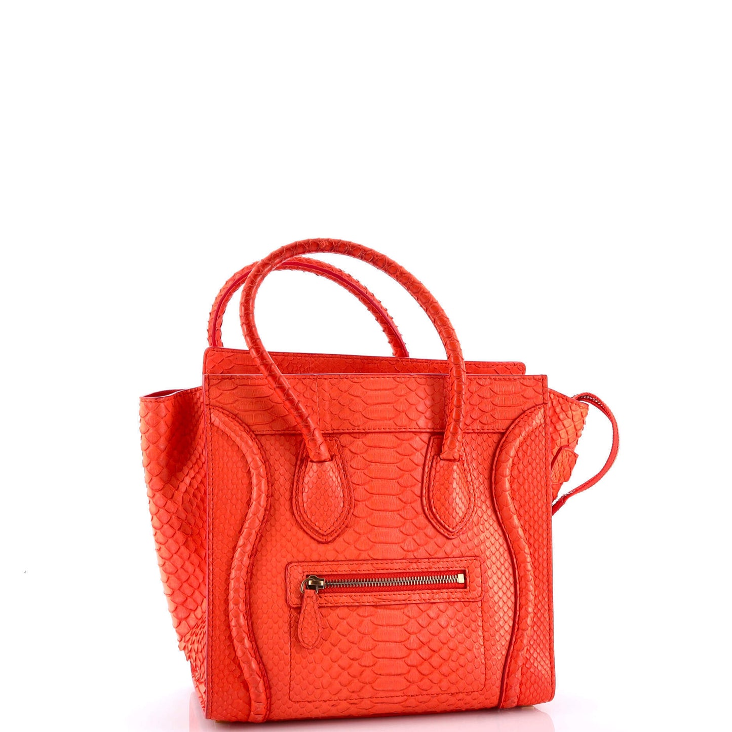 セリーヌ ラゲッジバッグ パイソン マイクロ