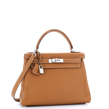 HERMESケリー ブラウンクレマンス 28