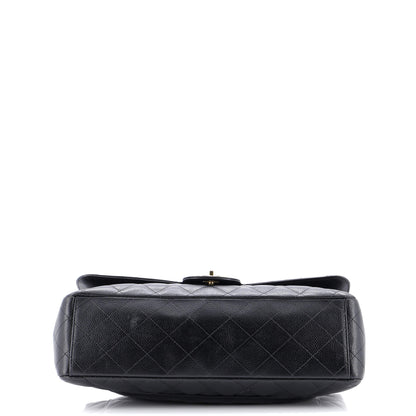 【マキシサイズ】CHANEL キャビアスキン ショルダーバッグ