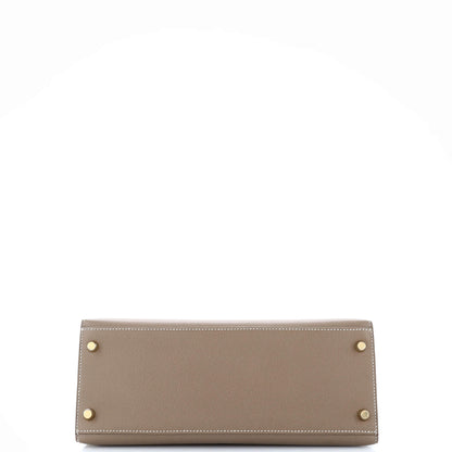 HERMES ケリーグレー ゴールド 28