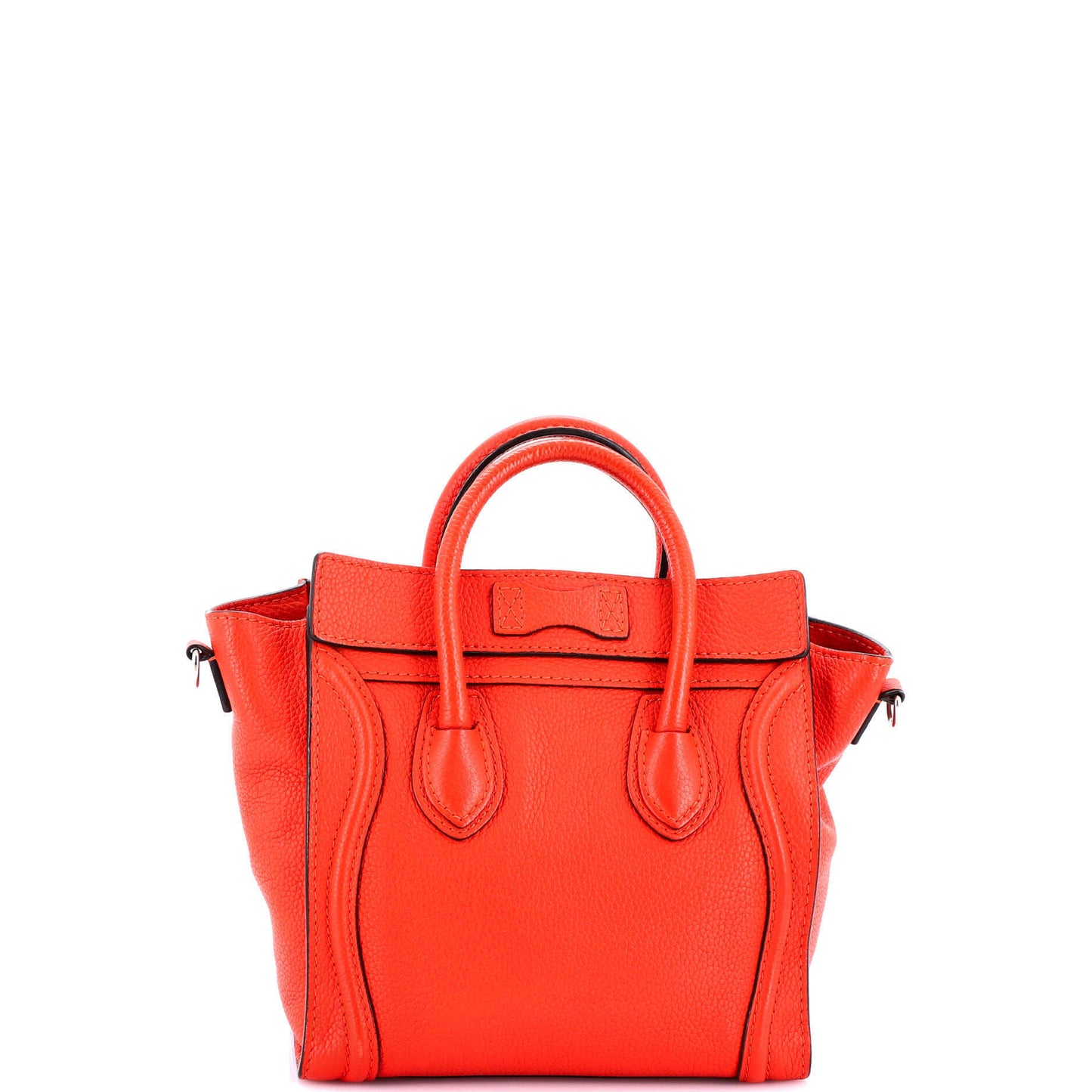 セリーヌ ラゲッジバッグ グレイニーレザー ナノ