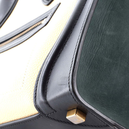 セリーヌ トリコロール ラゲッジバッグ レザー マイクロ