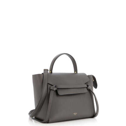 セリーヌ ベルトバッグ テクスチャードレザー マイクロ