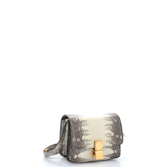 セリーヌ クラシック ボックスバッグ リザード スモール