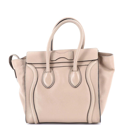 セリーヌ ラゲッジバッグ グレイニーレザー マイクロ