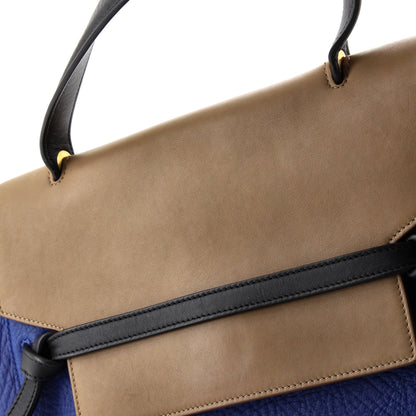 セリーヌ バイカラー ベルトバッグ レザー ミニ