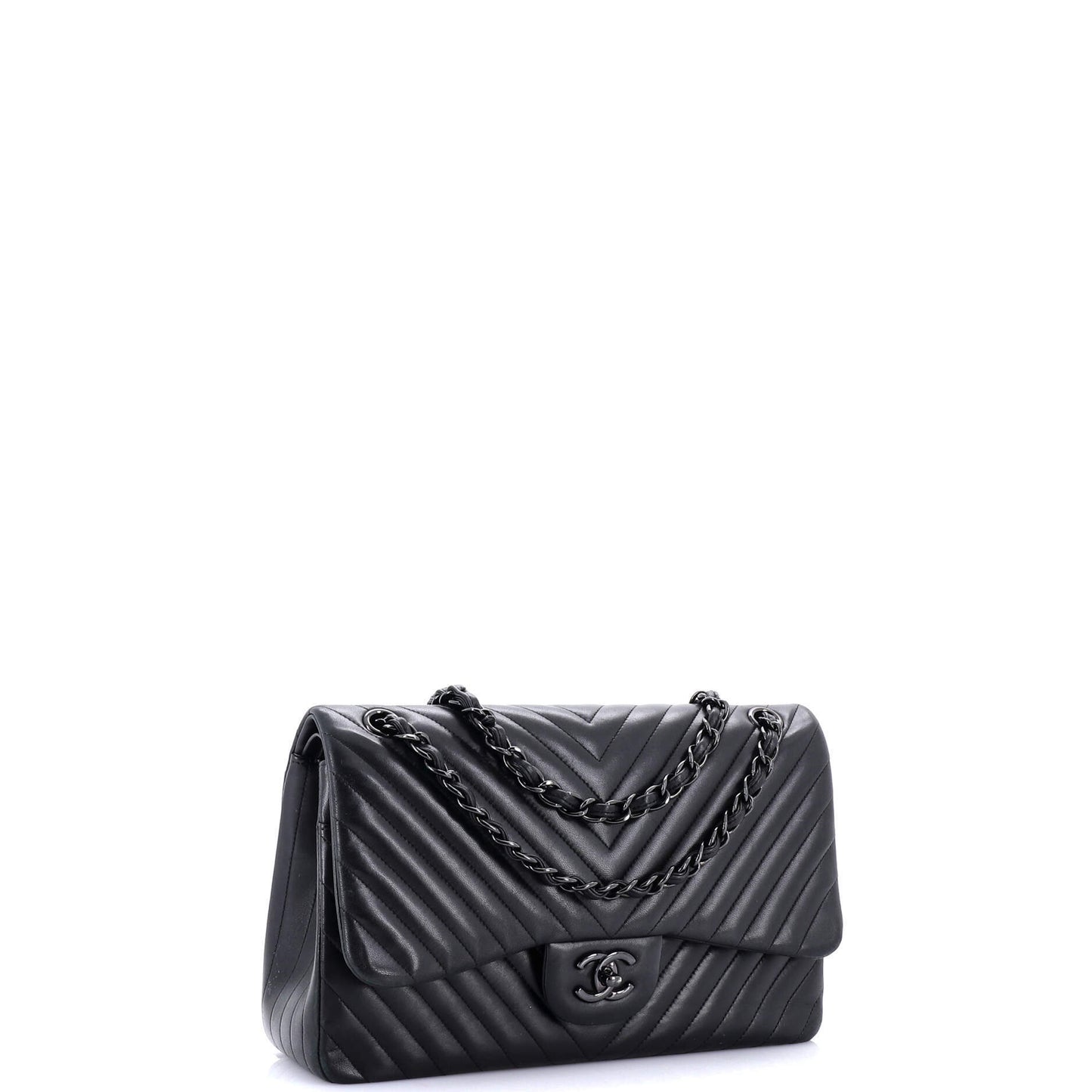 【SO BLACK】レア CHANELショルダーバッグ