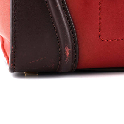 セリーヌ トリコロール ラゲッジバッグ レザー ミニ