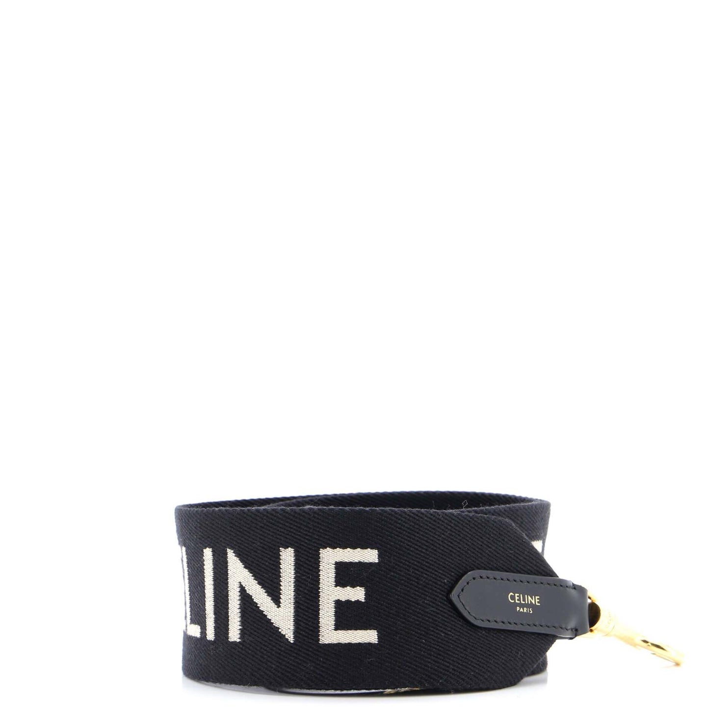 セリーヌ ロゴ ショルダーストラップ ジャカード ウール ロング