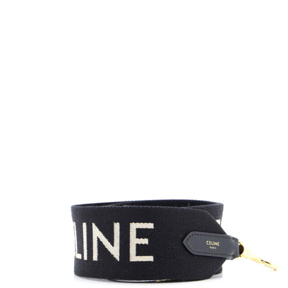 セリーヌ ロゴ ショルダーストラップ ジャカード ウール ロング