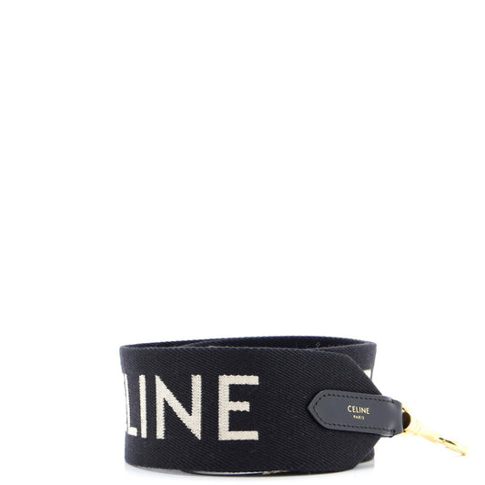 セリーヌ ロゴ ショルダーストラップ ジャカード ウール ロング