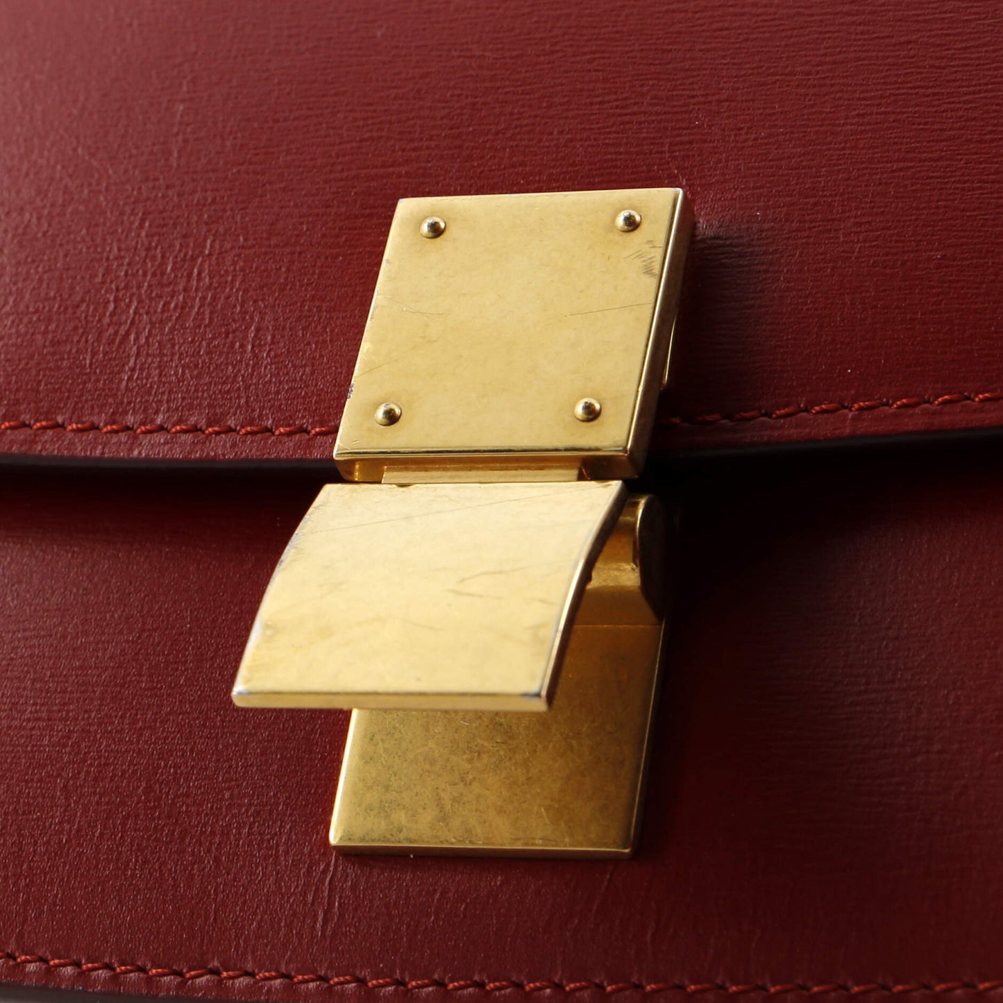 セリーヌ クラシック ボックスバッグ スムースレザー スモール