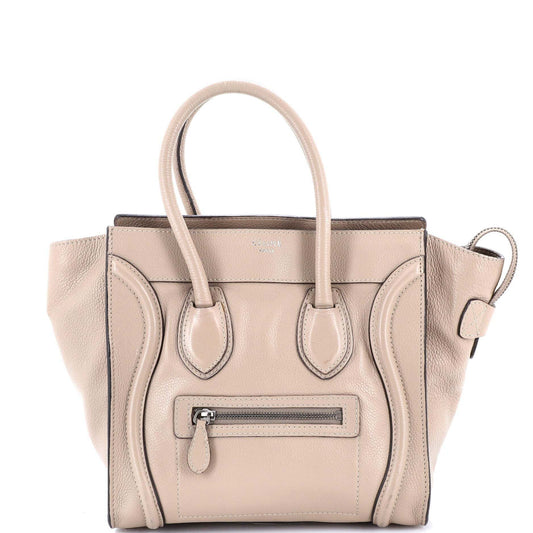 セリーヌ ラゲッジバッグ グレイニーレザー マイクロ