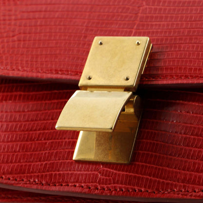 セリーヌ クラシック ボックスバッグ リザード スモール