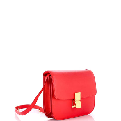 セリーヌ クラシック ボックスバッグ グレイニーレザー ミディアム