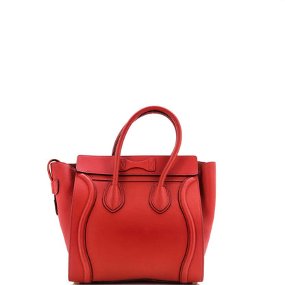 セリーヌ ラゲッジバッグ グレイニーレザー マイクロ