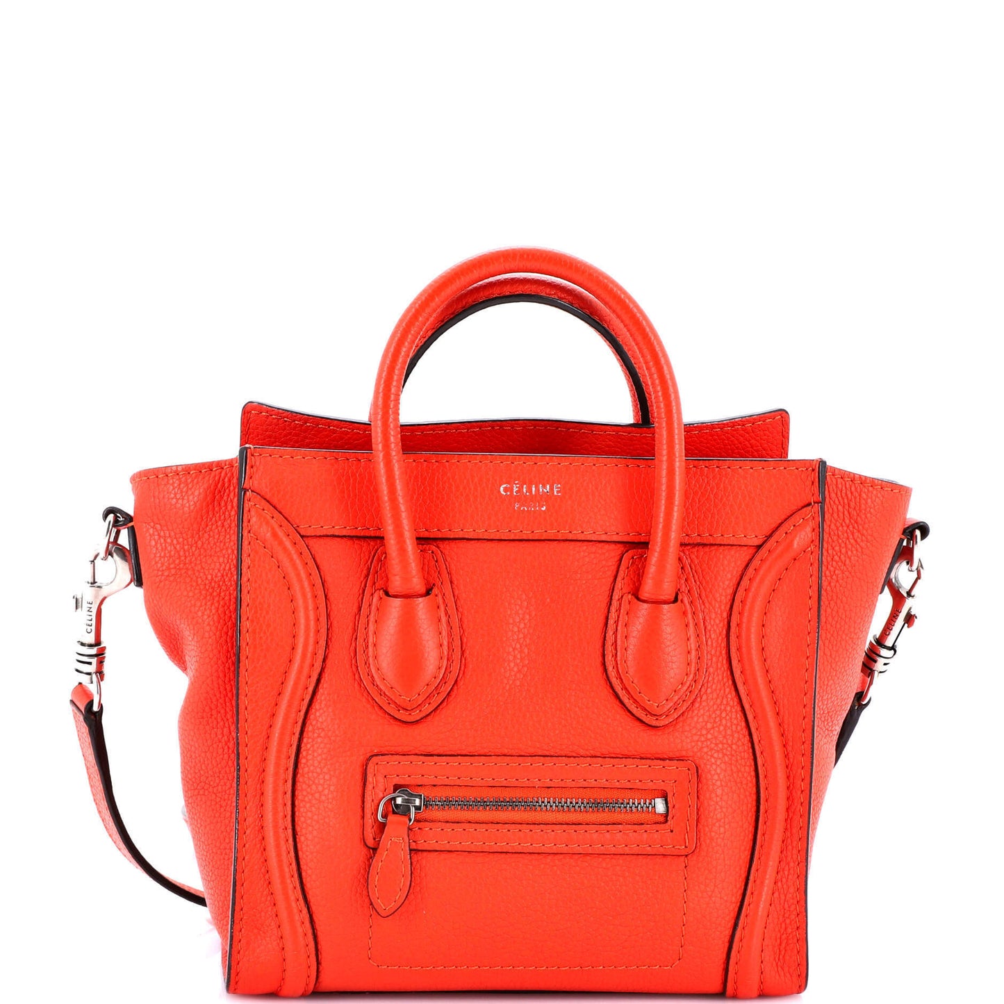 セリーヌ ラゲッジバッグ グレイニーレザー ナノ