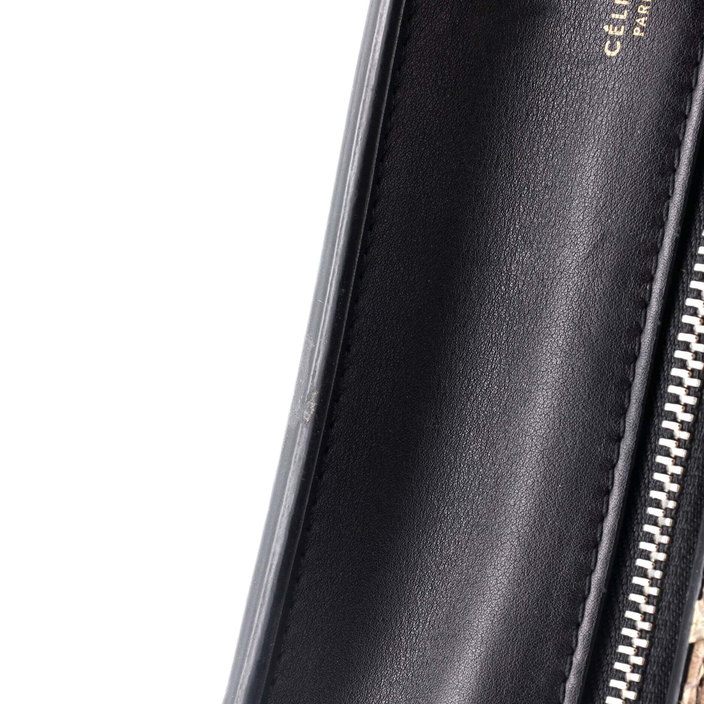 セリーヌ エッジバッグ パイソン＆レザー ミディアム